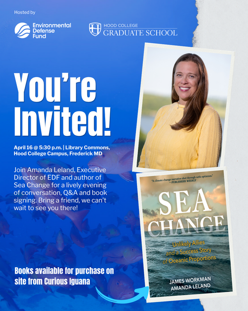 Sea Change author event flyer