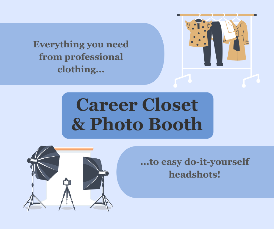 Career Closet and Photo Booth