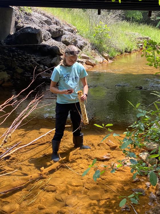 Acid Mine Drainage Sampling in Western MD