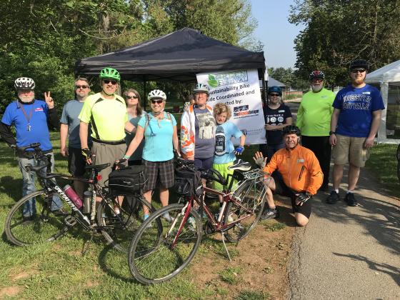 Sustainability Bike Tour Participants