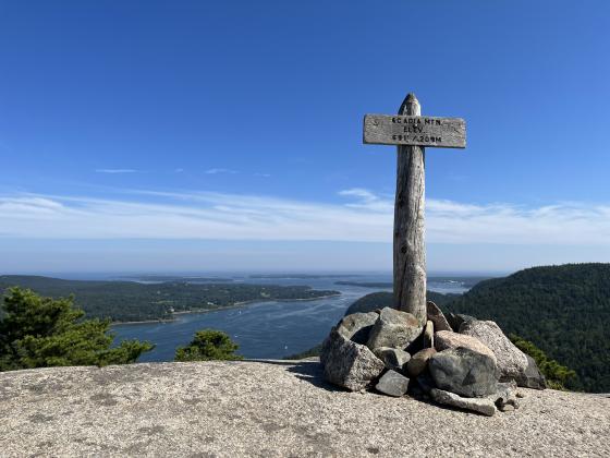 marker at Acadia