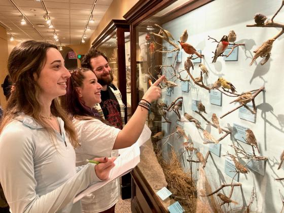 BIOL 344 Ornithology field trip to the Smithsonian National Museum of Natural History 