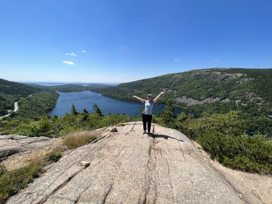 Kinsey Walker at Acadia